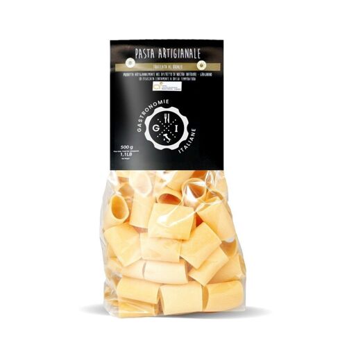 Paccheri lisci trafilati al Bronzo di Gragnano lenta 500 gr