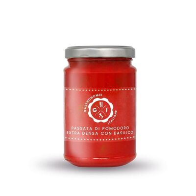 Extradichtes Tomatenpüree mit Basilikum 314 ml