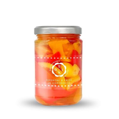Sweet and sour peppers in layers 314 ml