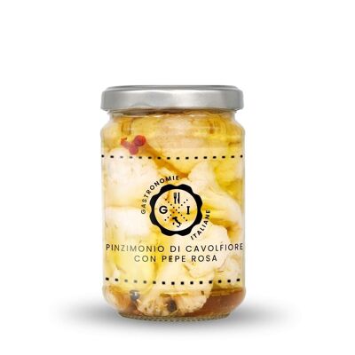 Cauliflower pinzimonio with pink pepper jar 314 ml