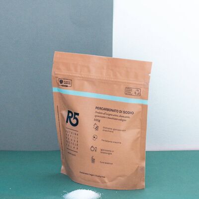 R5 Percarbonato di Sodio in Polvere - Smacchiante e sbiancante ecologico - 500 gr