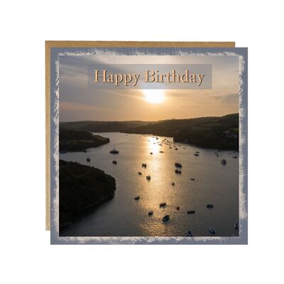 Joyeux anniversaire (Salcombe)Carte d'anniversaire