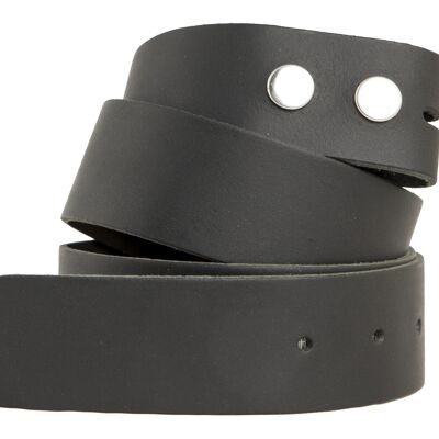 ceinture interchangeable shenky sans boucle cuir | 4cm de largeur | différentes tailles et longueurs de taille | ceinture pour boucle de ceinture | Ceinture cuir à changer | Ceinture homme | cuir véritable | Dames Noir