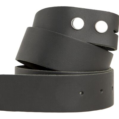 shenky cinturon intercambiable sin hebilla cuero | 4 cm de ancho | diferentes tallas y largos de cintura | cinturón para hebilla de cinturón | Cinturón de piel para cambiar | Cinturón de hombre | cuero genuino | damas negro