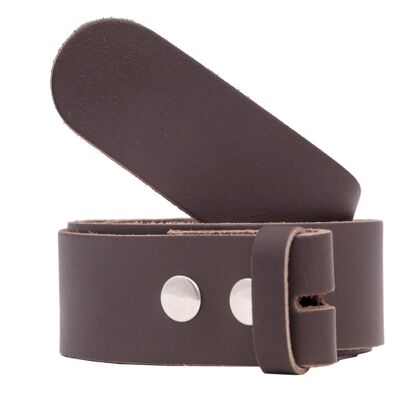 ceinture interchangeable shenky sans boucle cuir | 4cm de largeur | différentes tailles et longueurs de taille | ceinture pour boucle de ceinture | Ceinture cuir à changer | Ceinture homme | cuir véritable | Dames marron