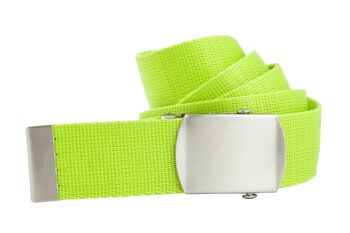 ceinture en tissu shenky | 4cm de largeur | 112cm à 160cm | ceinture en tissu avec boucle | Ceinture homme | Toile | Mesdames | Boucle | Ceinture femme | ceinture | combinable | ceinture textile