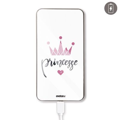 8000mah printed tempered glass battery - Princess Crown