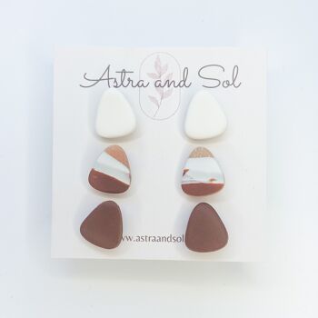 Les clous TRIAD en Caramel - Gris 3