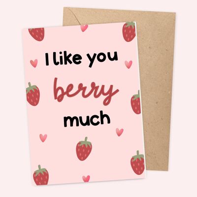 Berry Valentines Card