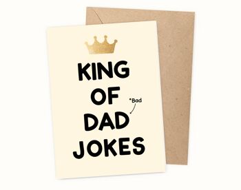 Carte de fête des pères blagues papa 1