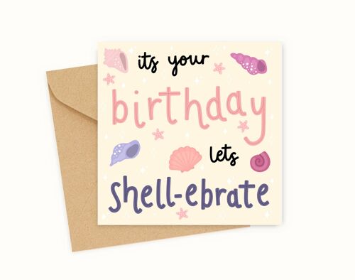 Shell Birthday Card
