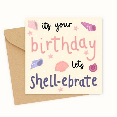 Shell Birthday Card