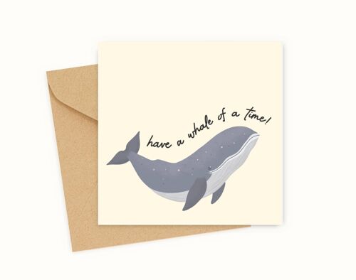 Whale Birthday Card