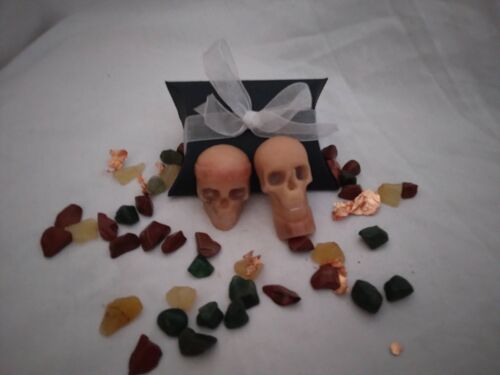 2D Skull With Headband & Skull Wax Melt Set , Paraffin
