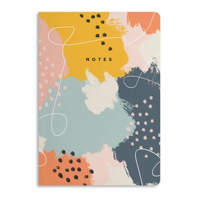 Cuaderno abstracto, lindo y bonito, diario - 1