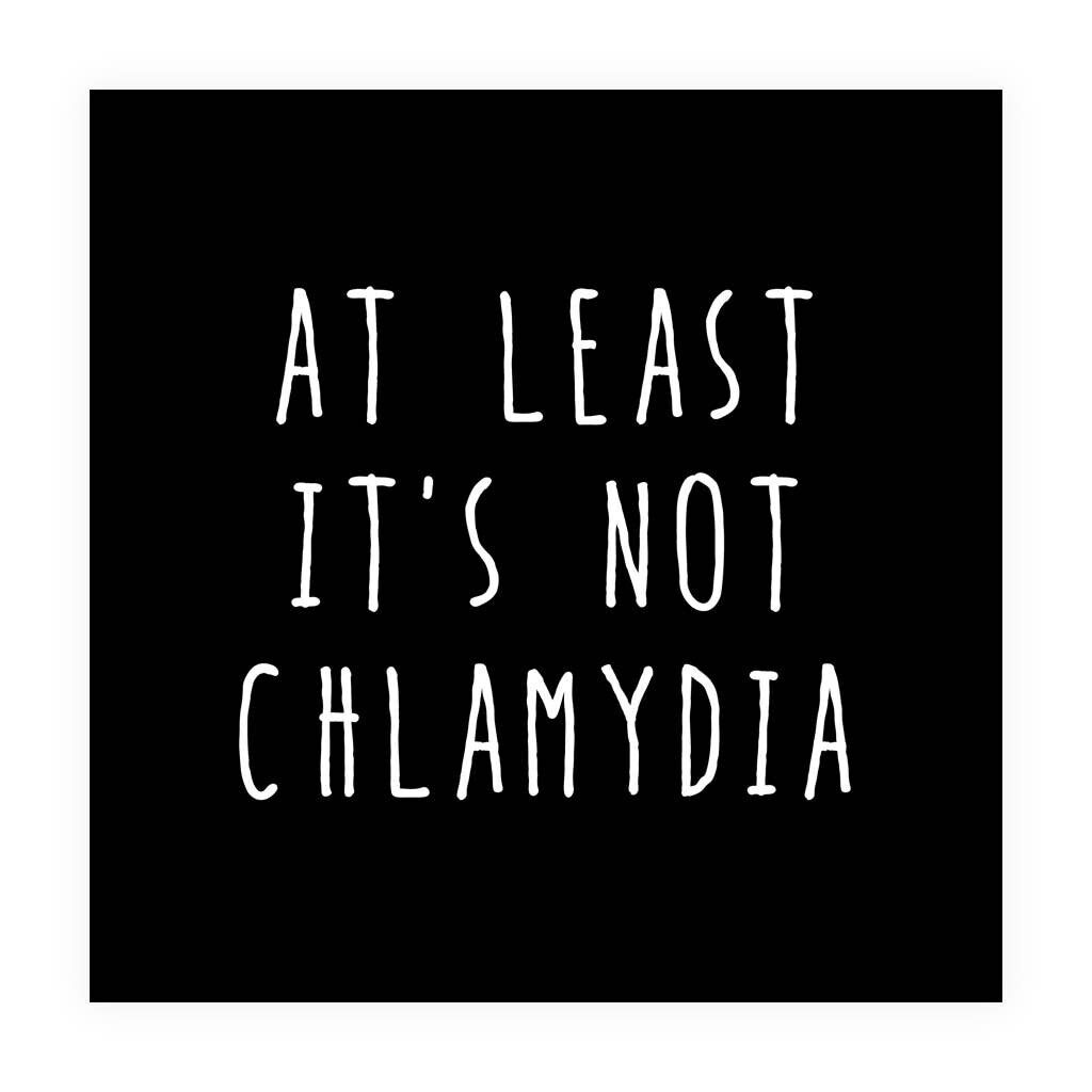 Almeno non è un biglietto di auguri di compleanno divertente per Chlamydia