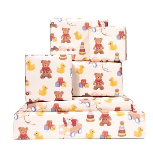 Baby Toys Wrapping Paper - 1 Sheet
