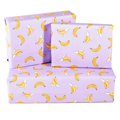 Bananen-Geschenkpapier - 1 Blatt