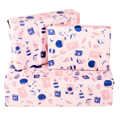 Papel de regalo básico de bruja - 1 hoja