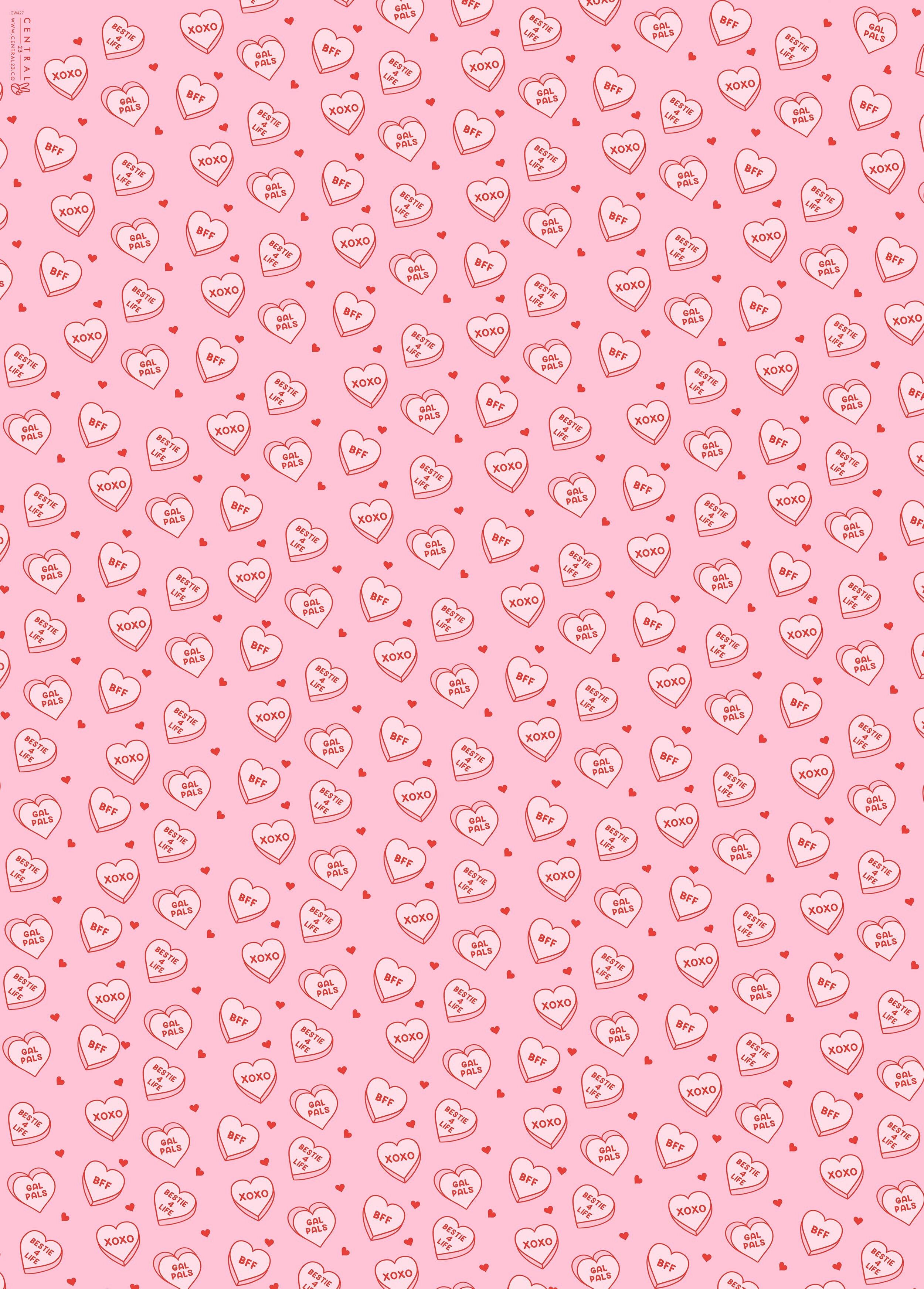 Carta da regalo Bbf Hearts - 1 Foglio