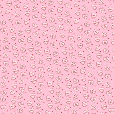 Bbf Hearts Wrapping Paper - 1 Sheet