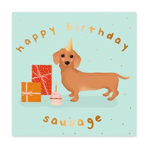 Bday Sausage Card