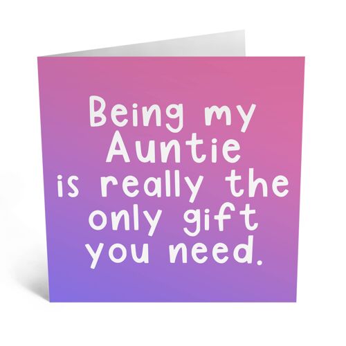 Being My Auntie Card