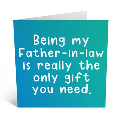 Being My Father-in-law Card