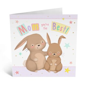 Binky Bunny Mom tu es la meilleure carte 3