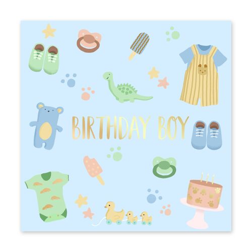 Birthday Boy Cute Birthday Card