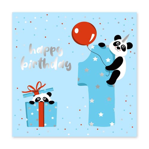 Birthday Boy Panda Card