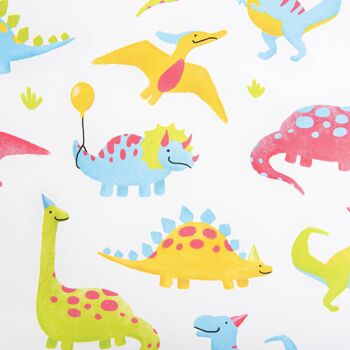 Papier Cadeau Anniversaire Dinosaures - 1 Feuille 4