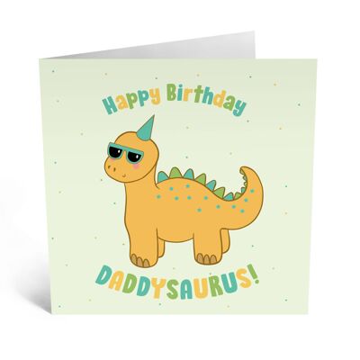 Geburtstags-Daddysaurus-Karte
