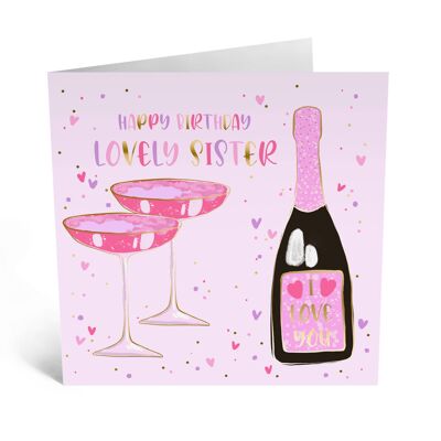 Birthday Lovely Sister Card