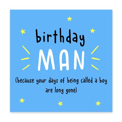 Birthday Man Card