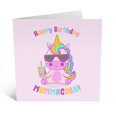 Mamacorn-Geburtstagskarte