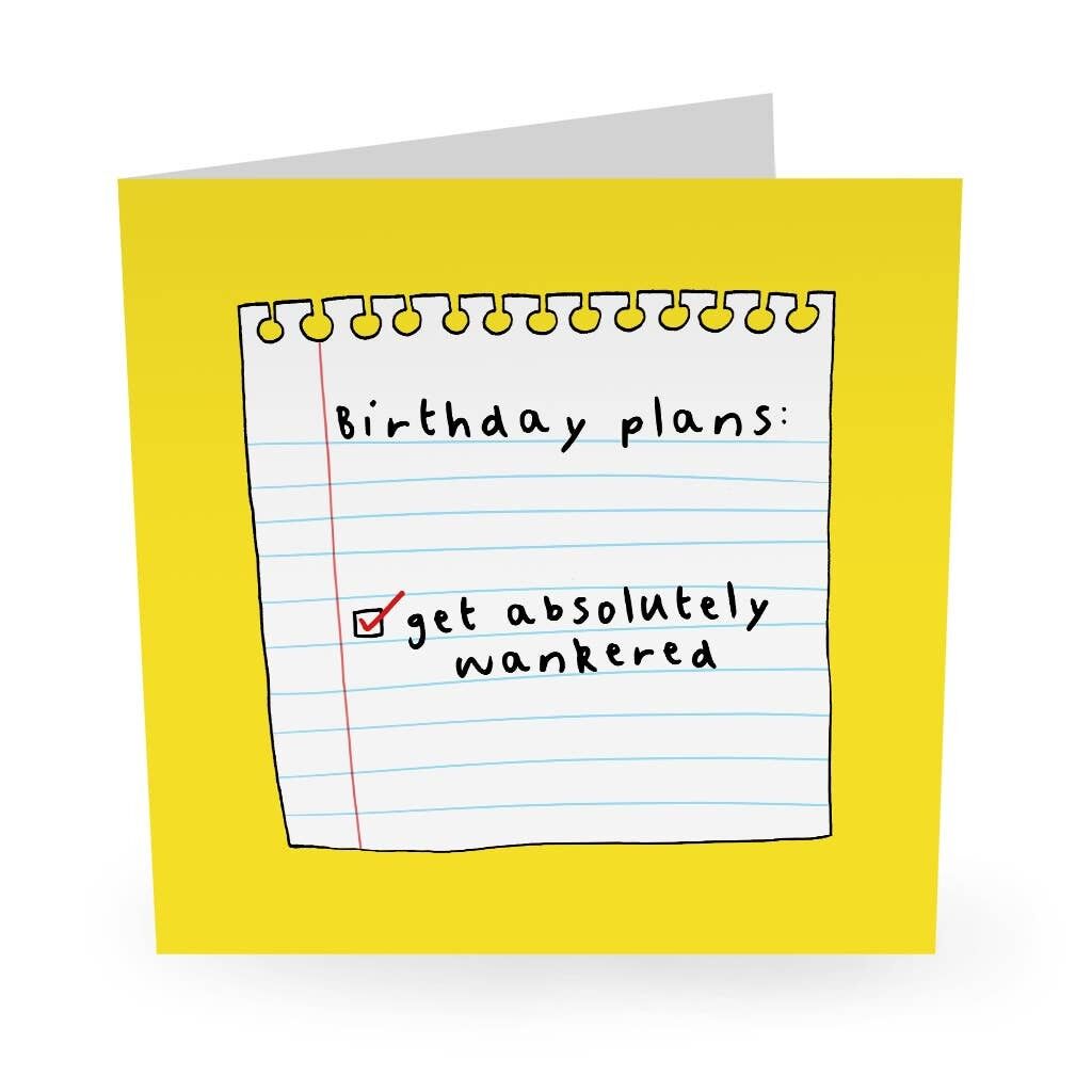 Piani di compleanno Ottieni una scheda di compleanno divertente assolutamente segaiola