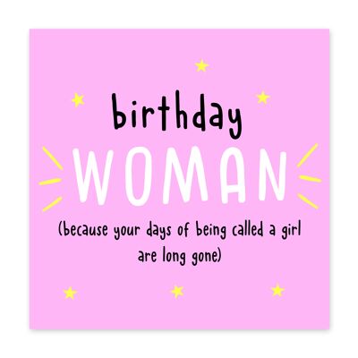 Carte Anniversaire Femme