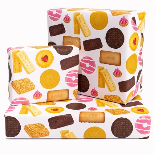 Biscuits Wrapping Paper - 1 Sheet