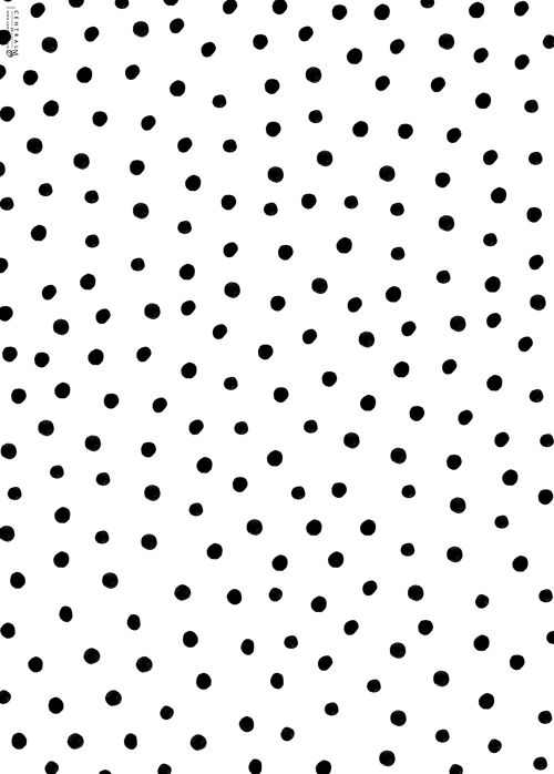 Black Polka Dots Wrapping Paper - 1 Sheet