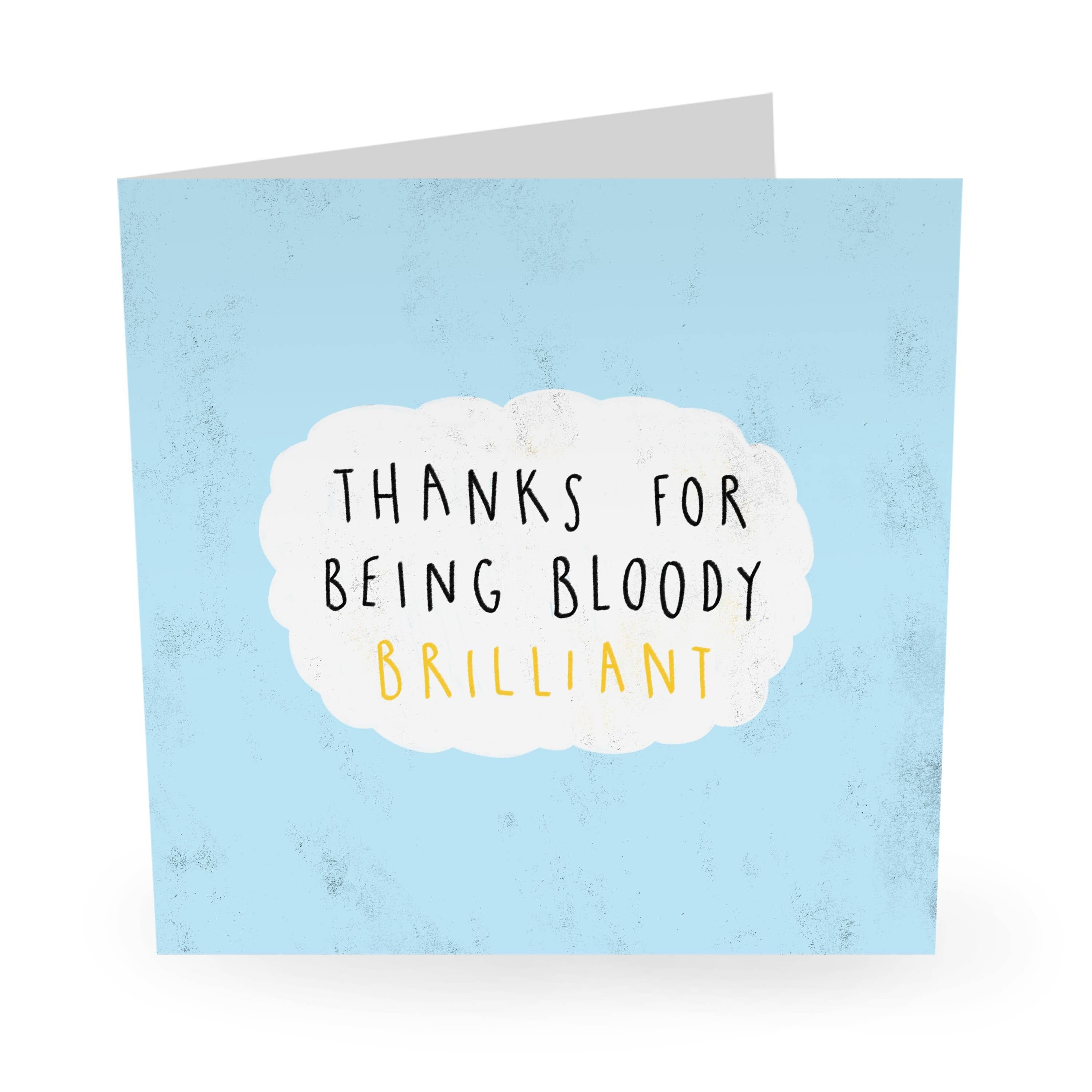 Blutige brillante süße Geburtstagskarte