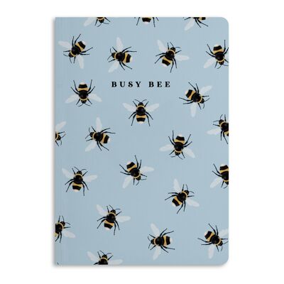 Beschäftigtes Bienennotizbuch