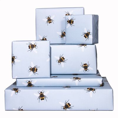 Busy Bees Wrapping Paper - 1 Sheet