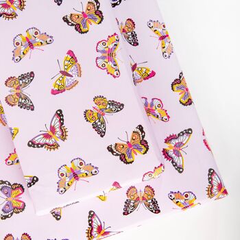 Papier Cadeau Papillons - 1 Feuille