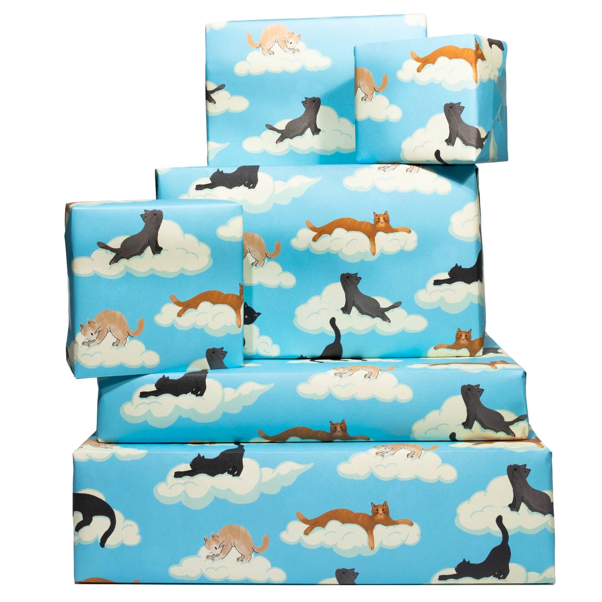 Papel de regalo Gatos en las nubes - 1 hoja