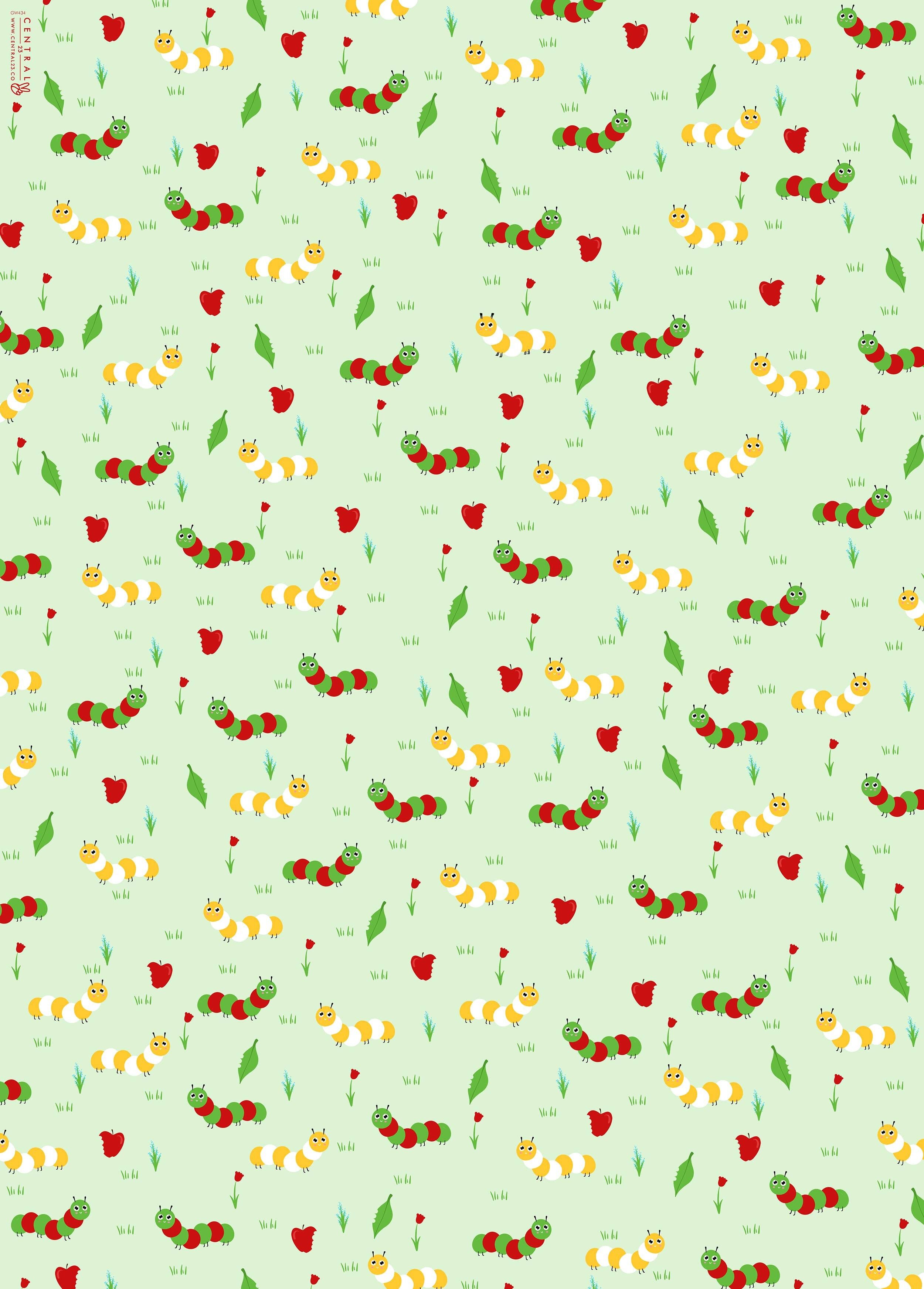Caterpillars Wrapping Paper - 1 Sheet