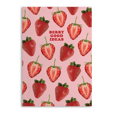 Quaderno centrale 23 "Berry Good Ideas" - 120 pagine a righe