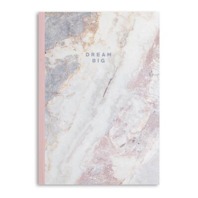 Cuaderno de mármol Central 23 'Dream Big' - 120 páginas rayadas
