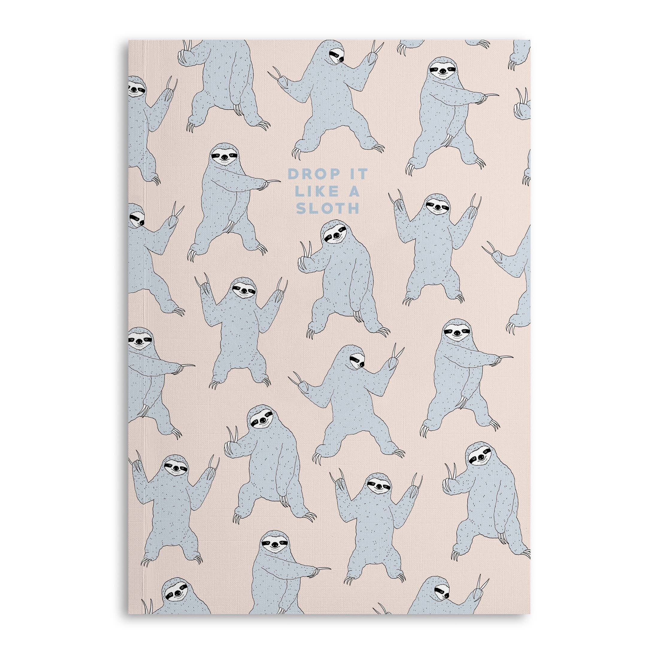 Quaderno centrale 23 "Drop It Like A Bradipo" - 120 pagine a righe