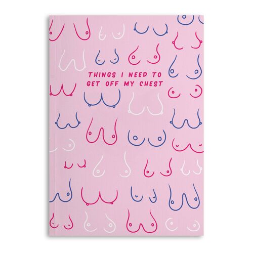 Central 23 'Get Off My Chest' Notebook - 120 Ruled Pages